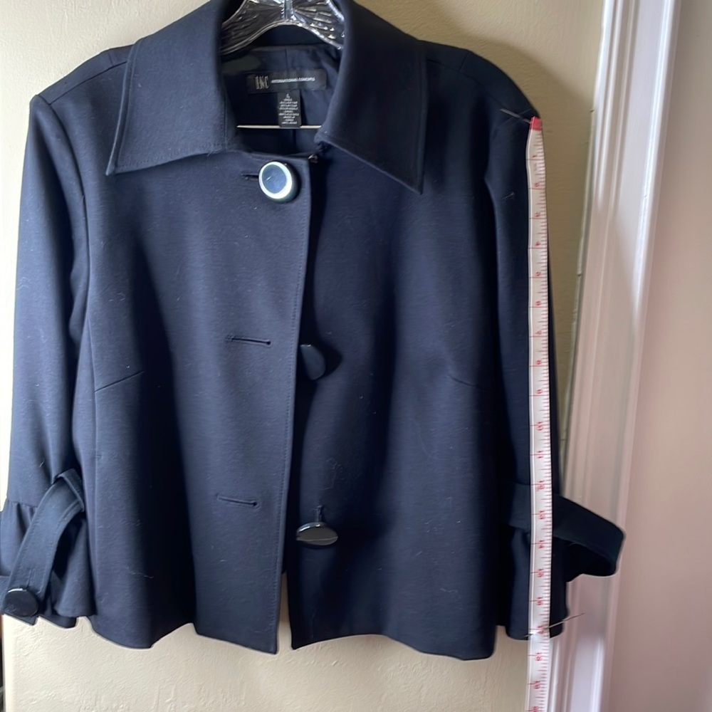 Bell sleeve black jacket